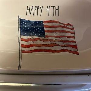 Rae Dunn Flag Platter